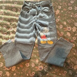 Jerry Leigh Walt Disney Vintage Mickey Mouse Jeans